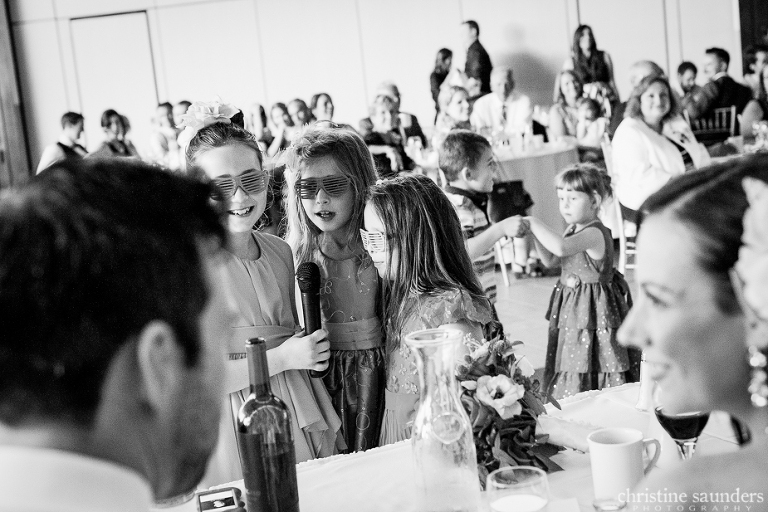 bw candid girls singing-1